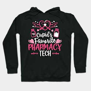 Cupid_s Favorite Pharmacy Tech Valentine_s Day Cupid_s Hoodie